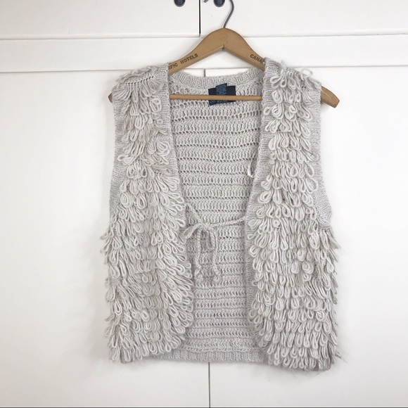 Cynthia Rowley Sweaters - Cynthia Rowley alpaca wool shag vest